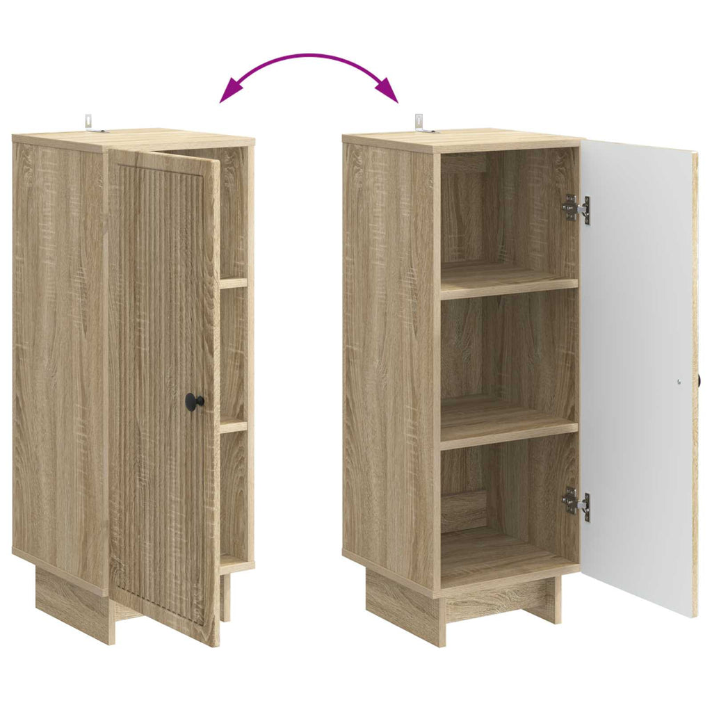 vidaXL Bufet dąb Sonoma 33 x 34,5 x 90 cm Drewno inżynieryjne