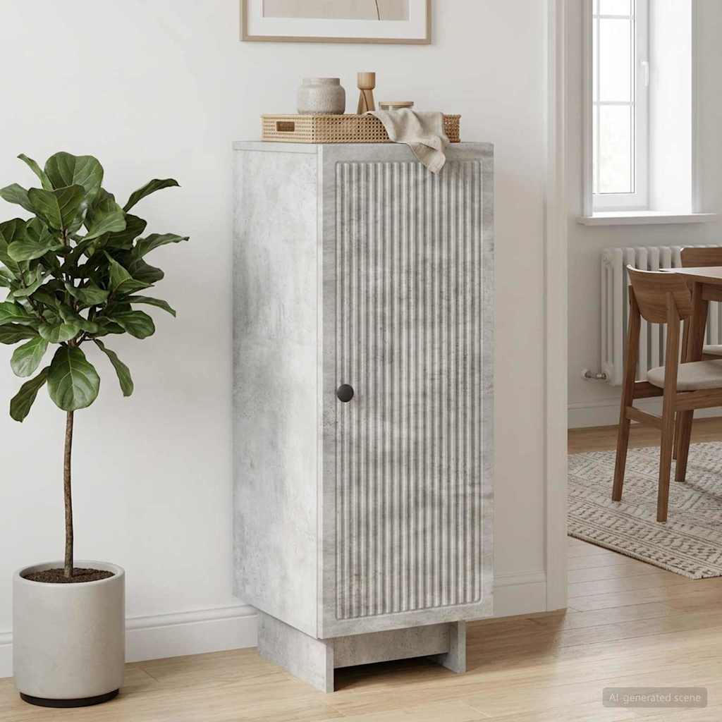 vidaXL Bufet Betonowy szary 33 x 34,5 x 90 cm Drewno inżynieryjne