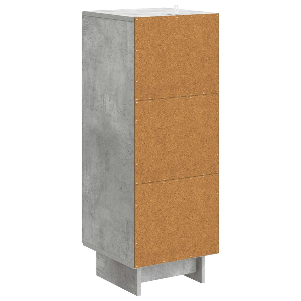 vidaXL Bufet Betonowy szary 33 x 34,5 x 90 cm Drewno inżynieryjne