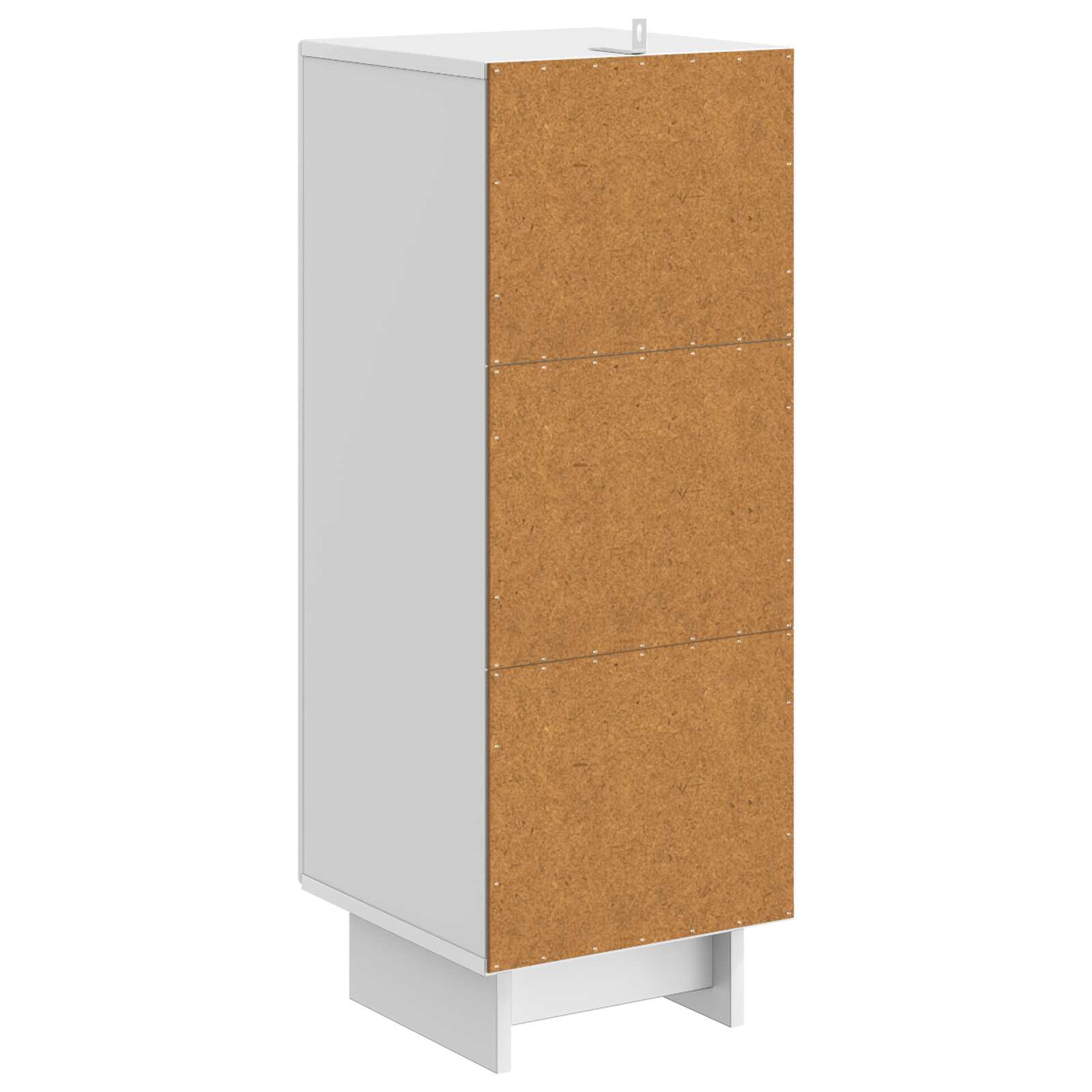 vidaXL Bufet Biały wysoki połysk 33 x 34,5 x 90 cm Drewno inżynieryjne