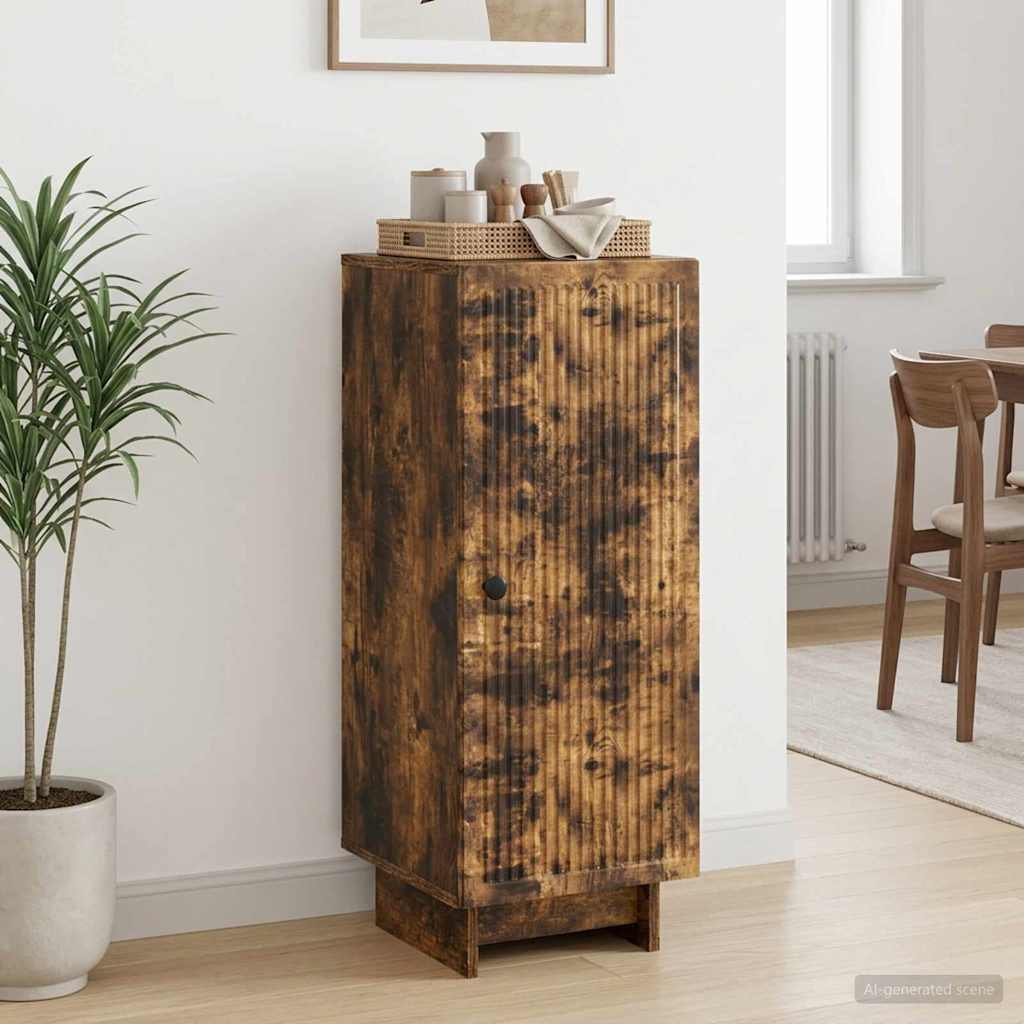 vidaXL Bufet Dąb wędzony 33 x 34,5 x 90 cm Drewno inżynieryjne