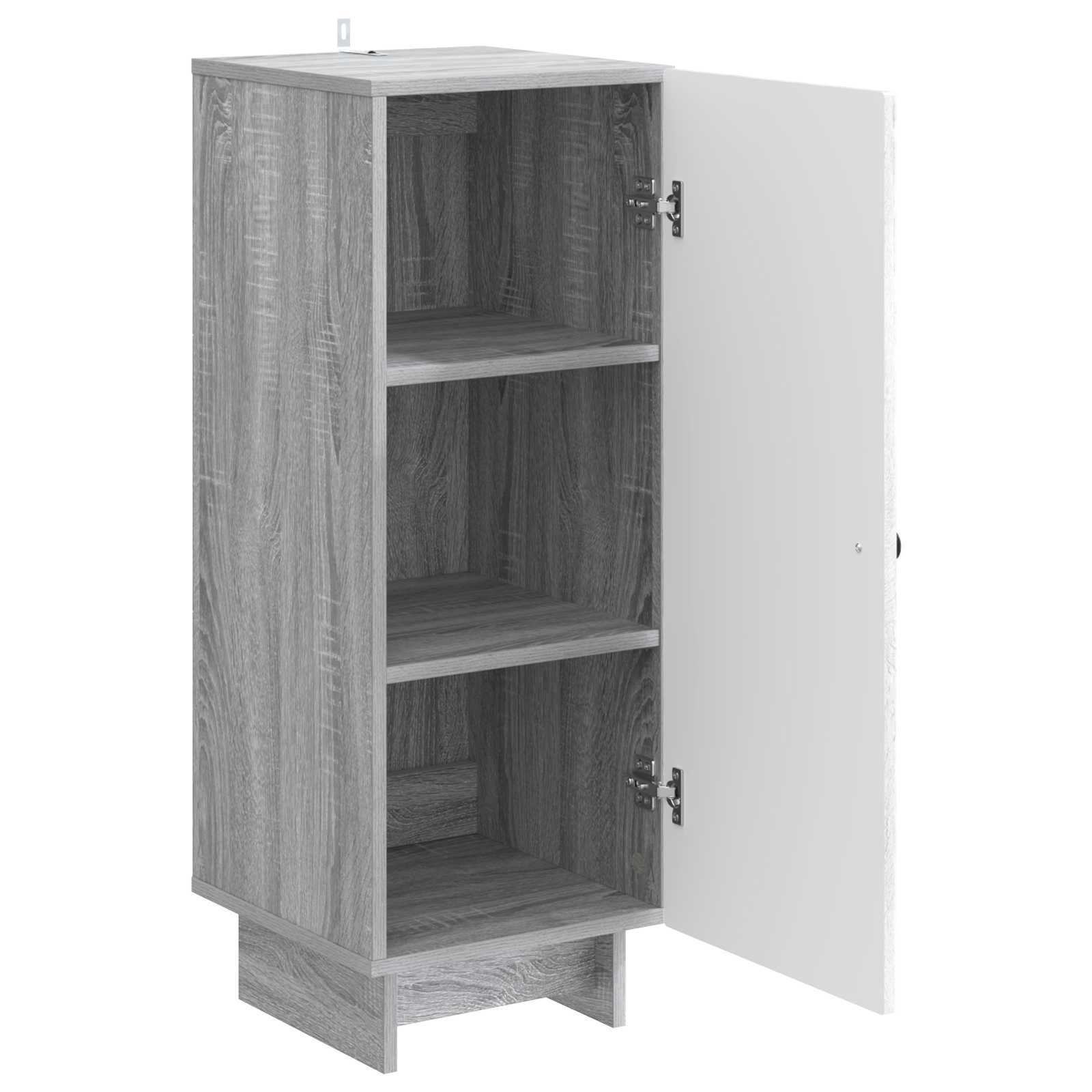vidaXL Bufet Szary Sonoma 33 x 34,5 x 90 cm Drewno inżynieryjne