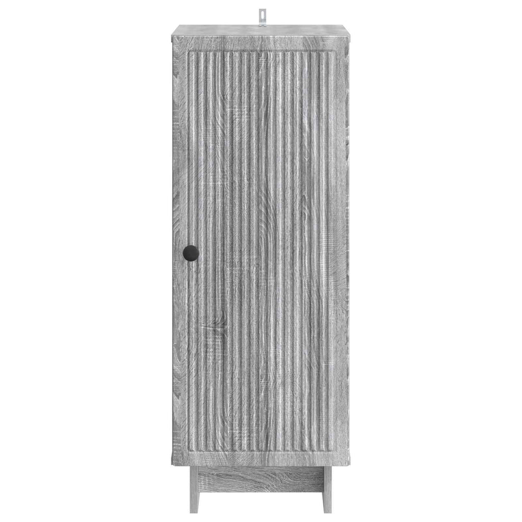 vidaXL Bufet Szary Sonoma 33 x 34,5 x 90 cm Drewno inżynieryjne