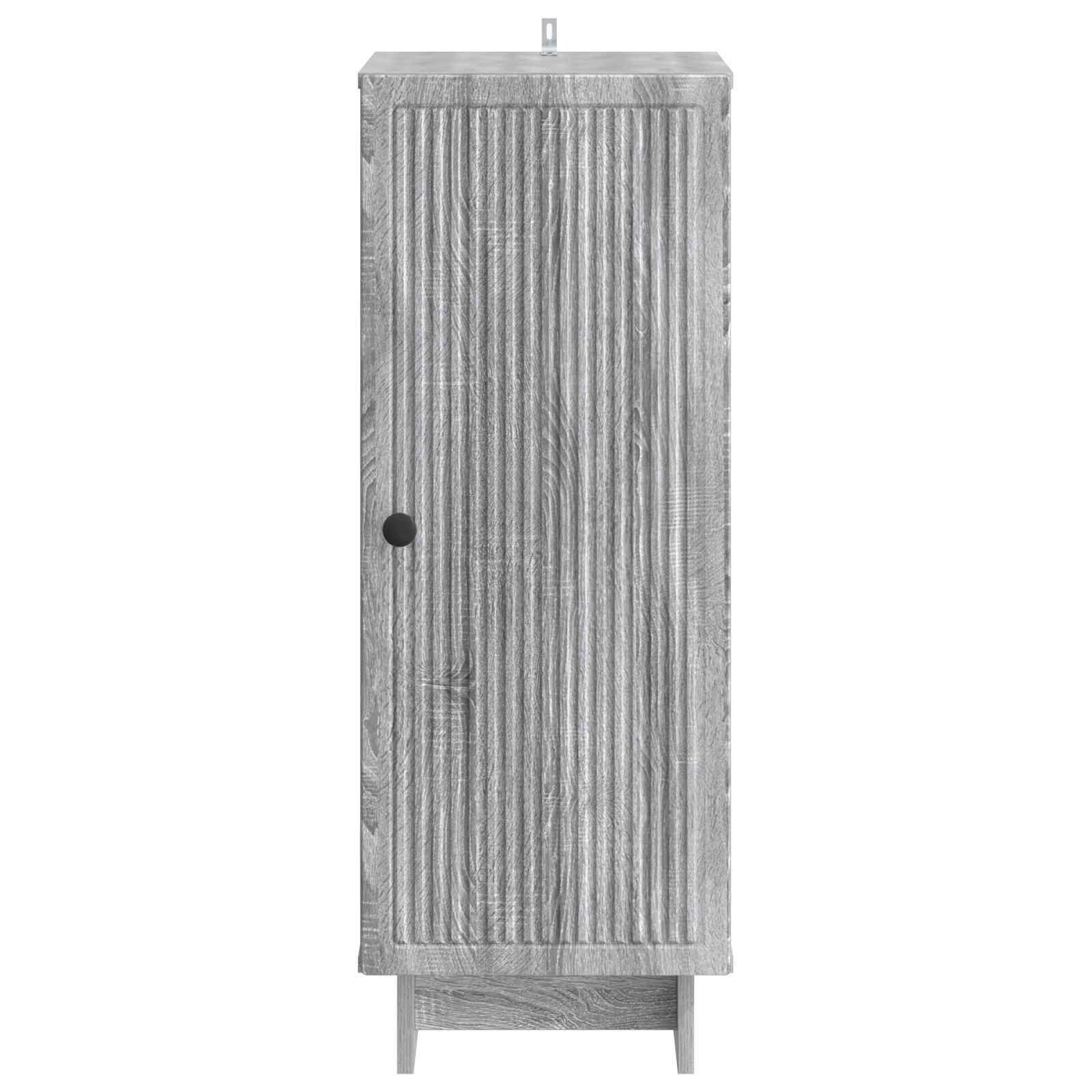 vidaXL Bufet Szary Sonoma 33 x 34,5 x 90 cm Drewno inżynieryjne