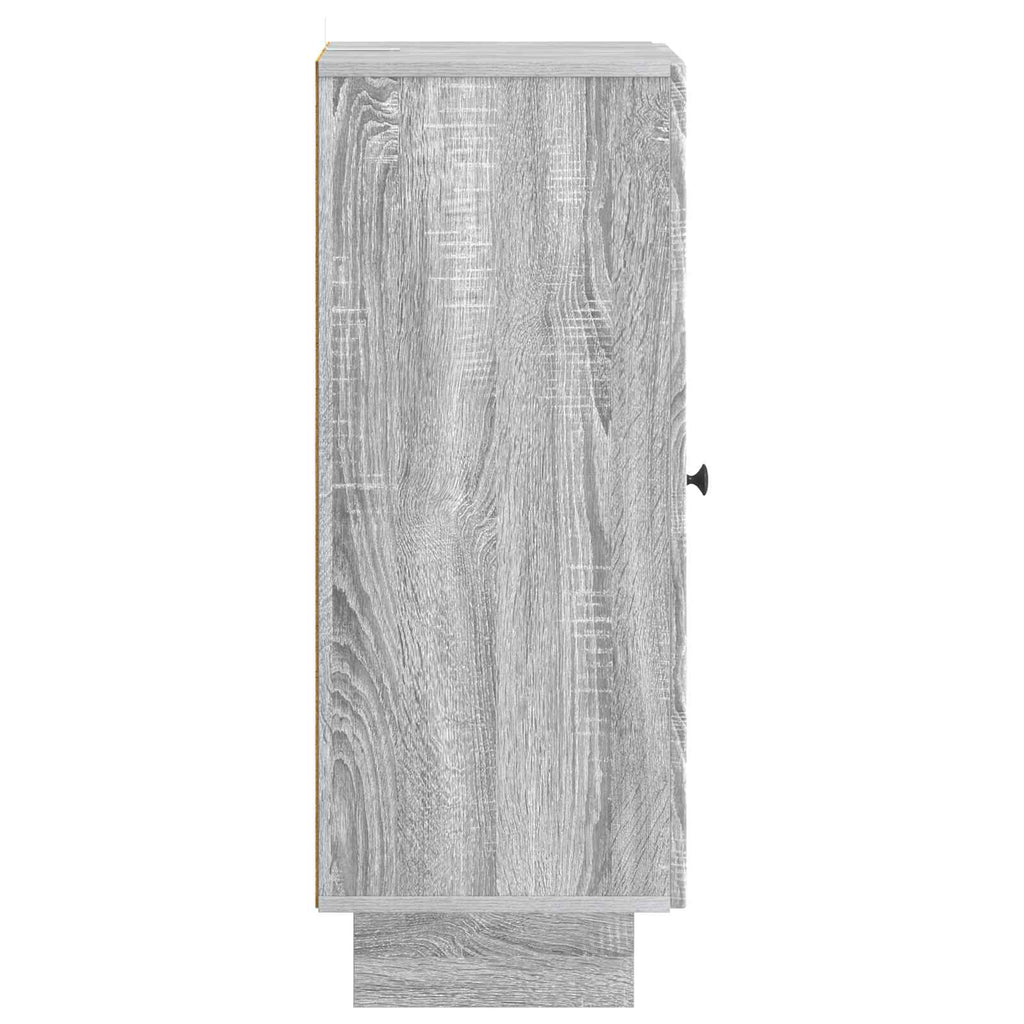 vidaXL Bufet Szary Sonoma 33 x 34,5 x 90 cm Drewno inżynieryjne