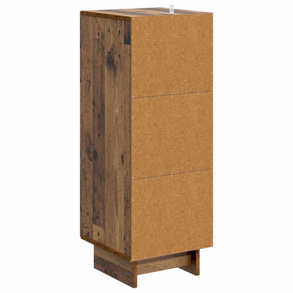 vidaXL Bufet Stare drewno 33 x 34,5 x 90 cm Drewno inżynieryjne