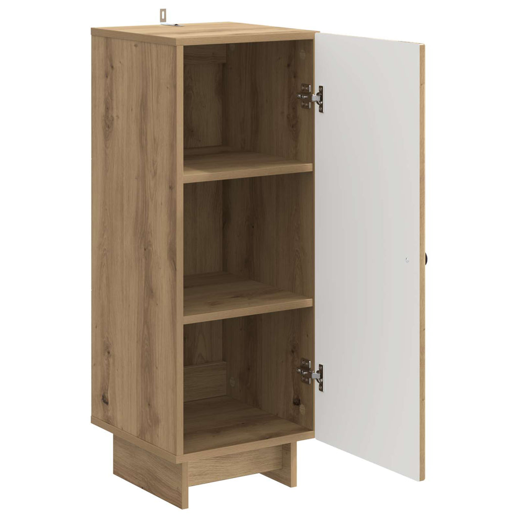 vidaXL Bufet Dąb artisan 33 x 34,5 x 90 cm Drewno inżynieryjne