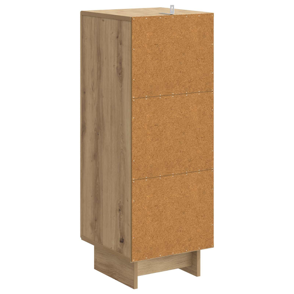 vidaXL Bufet Dąb artisan 33 x 34,5 x 90 cm Drewno inżynieryjne