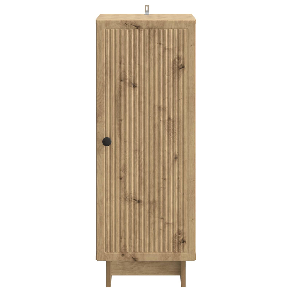 vidaXL Bufet Dąb artisan 33 x 34,5 x 90 cm Drewno inżynieryjne