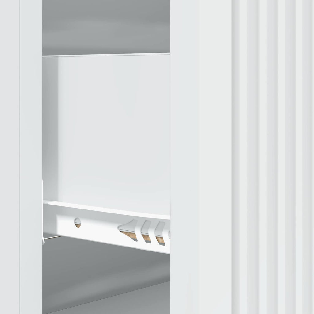 vidaXL Szafka z Szufladami Biały 66 x 34,5 x 90 cm Drewno inżynieryjne