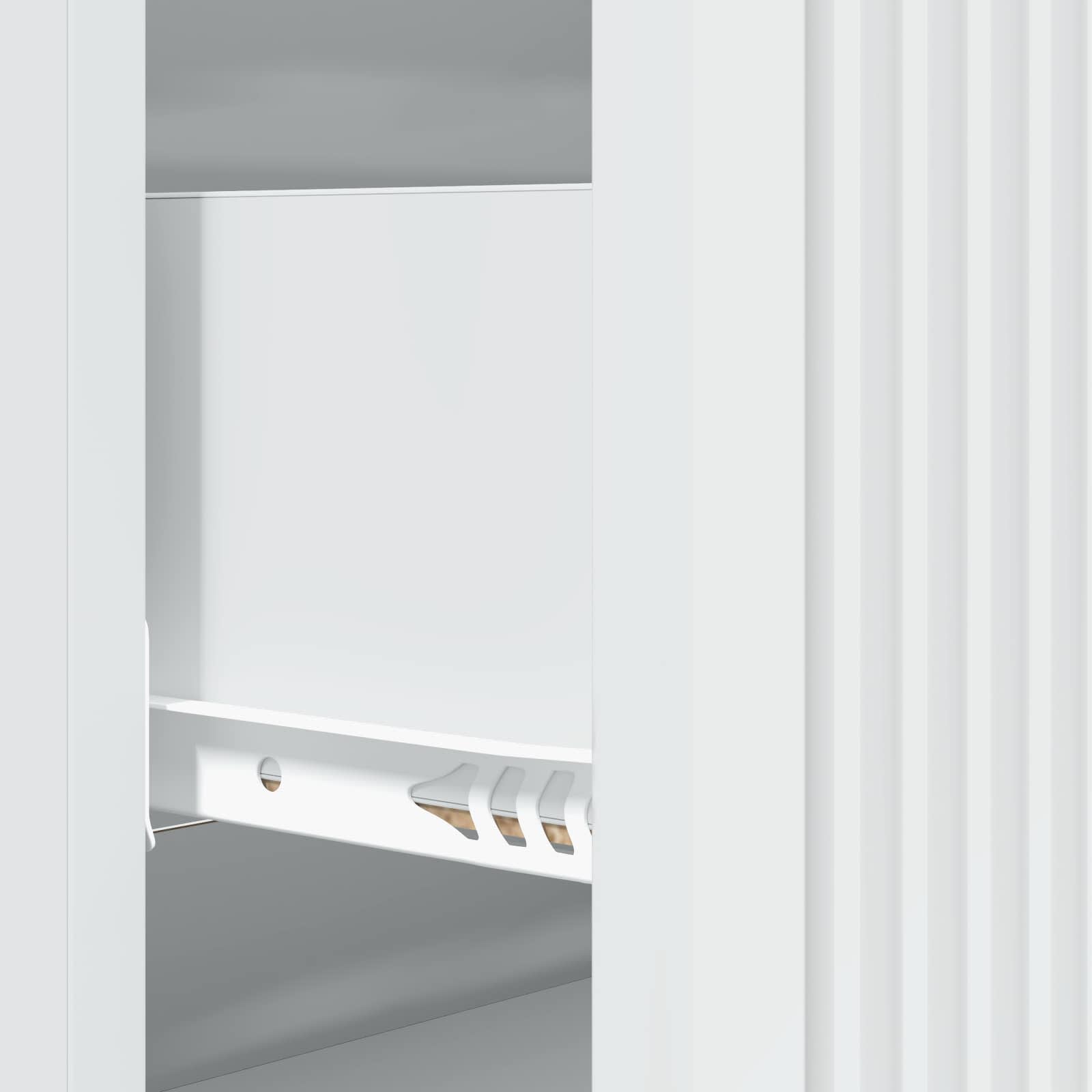 vidaXL Szafka z Szufladami Biały 66 x 34,5 x 90 cm Drewno inżynieryjne