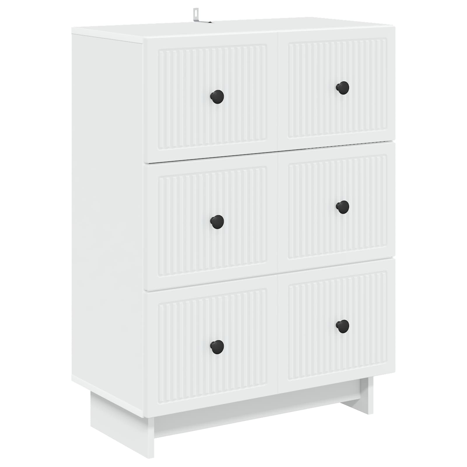 vidaXL Szafka z Szufladami Biały 66 x 34,5 x 90 cm Drewno inżynieryjne