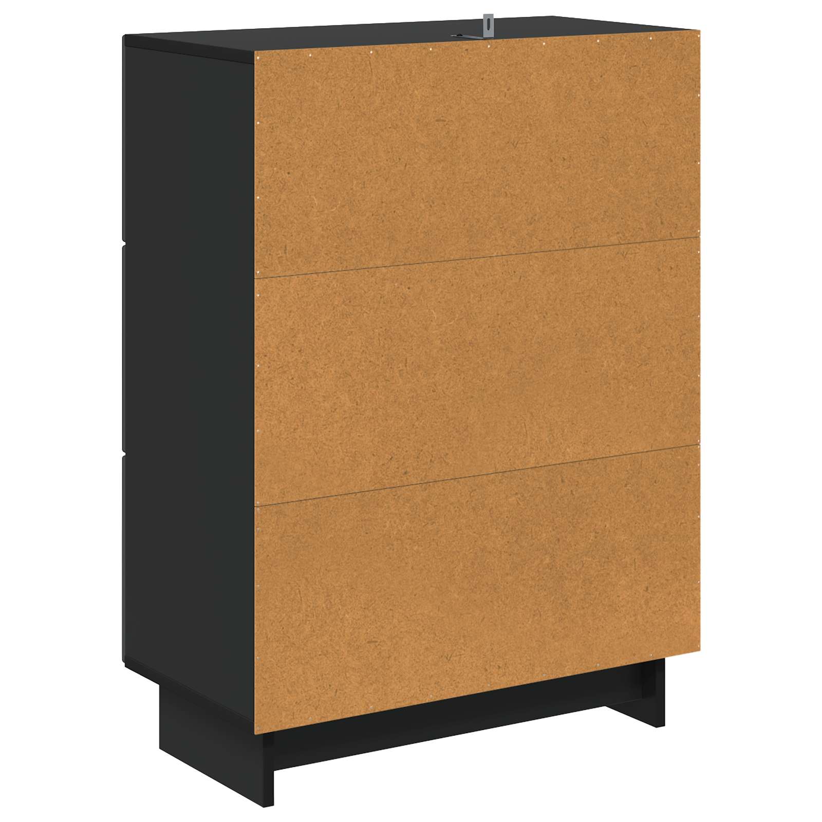 vidaXL Szafka z Szufladami Czarny 66 x 34,5 x 90 cm