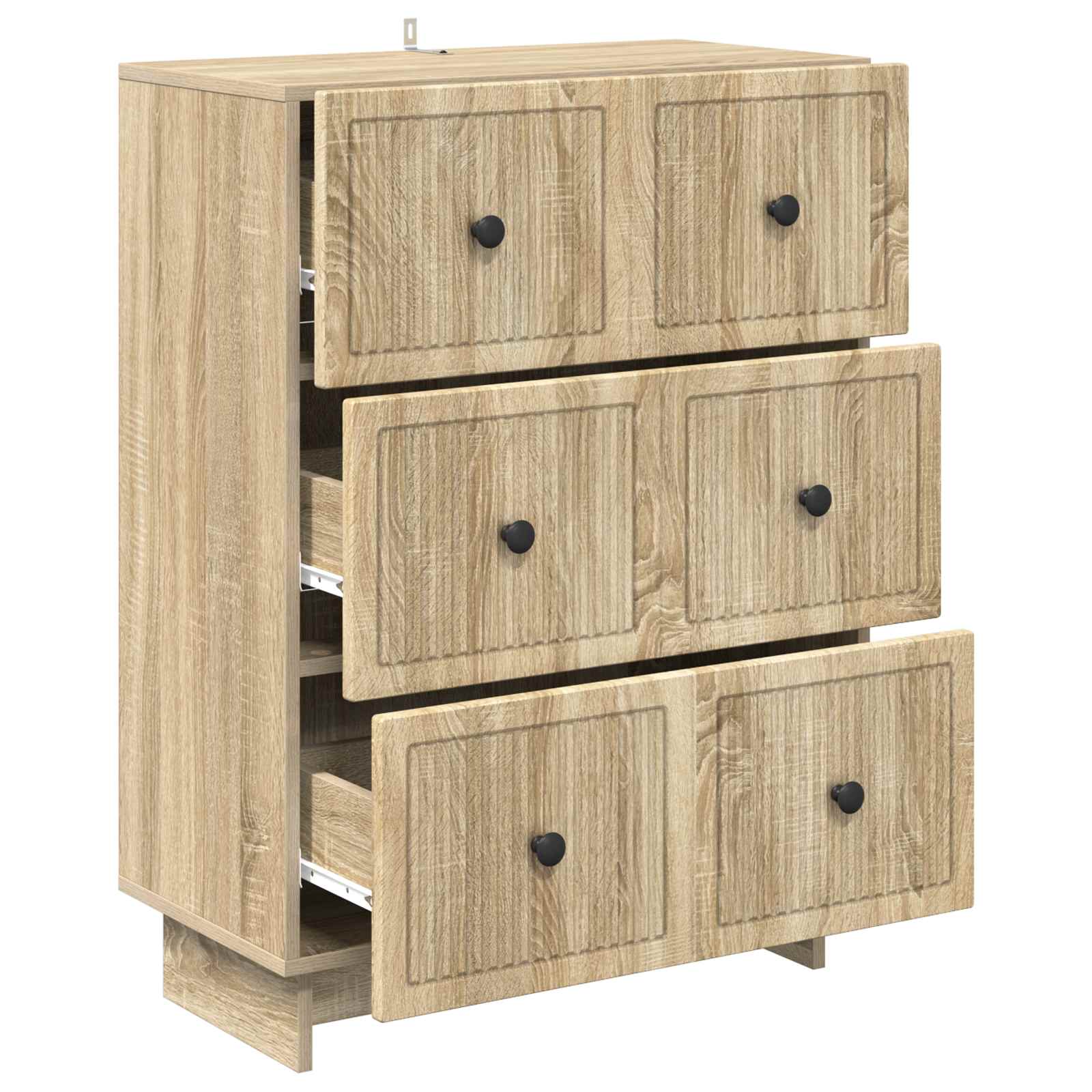 vidaXL Szafka z Szufladami dąb Sonoma 66 x 34,5 x 90 cm