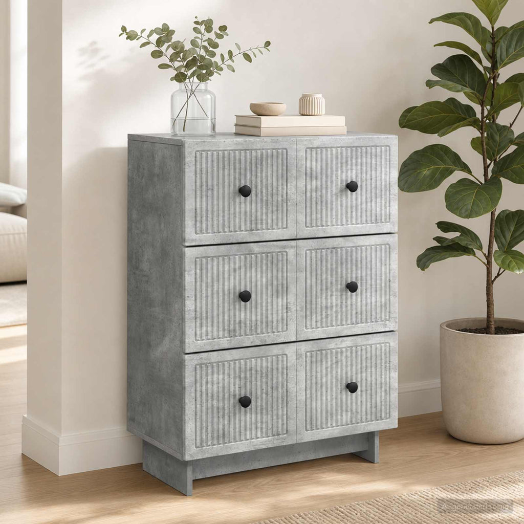 vidaXL Szafka z Szufladami 66 x 34,5 x 90 cm Drewno inżynieryjne
