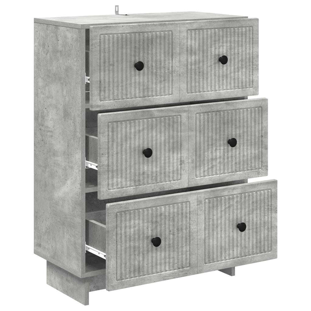 vidaXL Szafka z Szufladami 66 x 34,5 x 90 cm Drewno inżynieryjne
