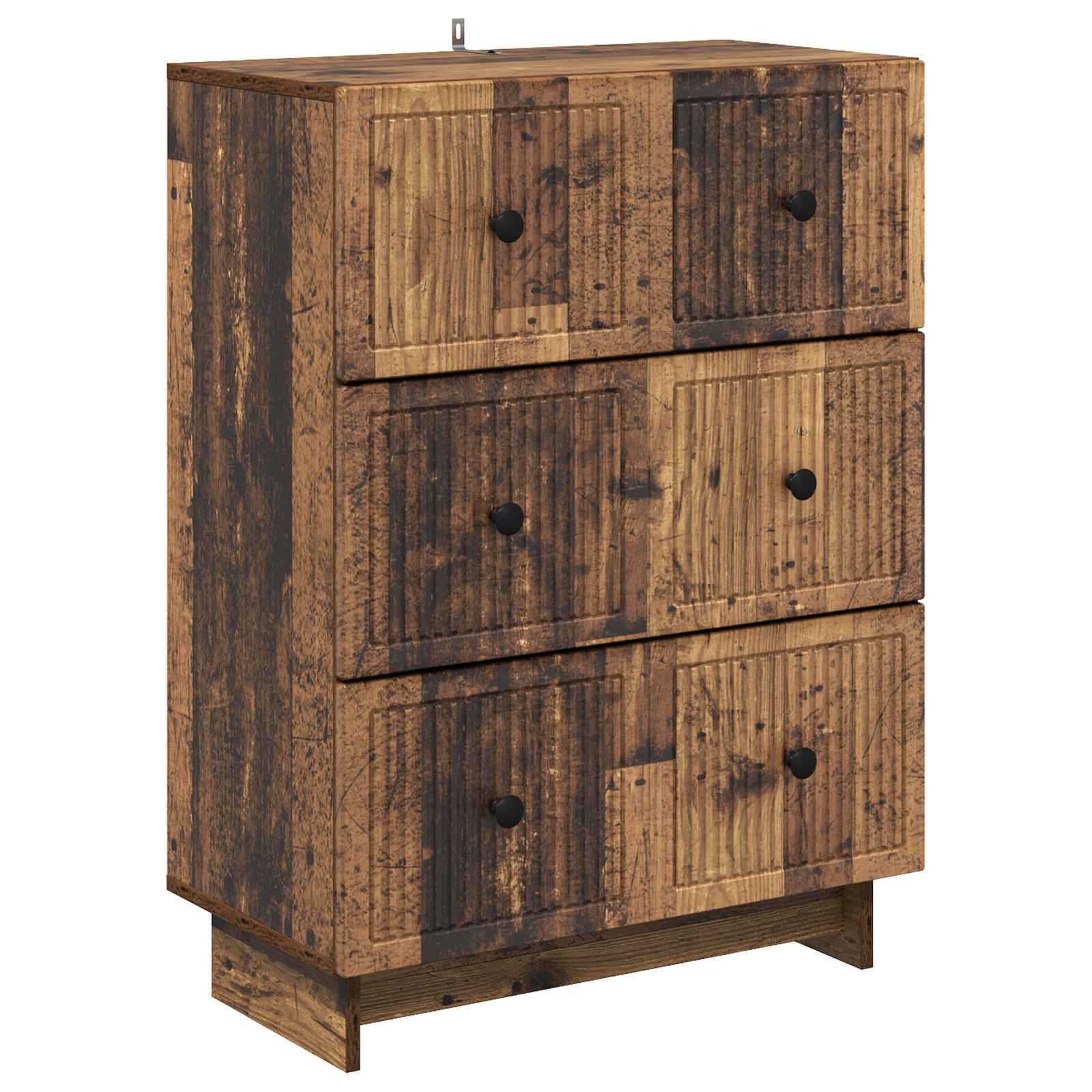 vidaXL Szafka z Szufladami Stare drewno 66 x 34,5 x 90 cm