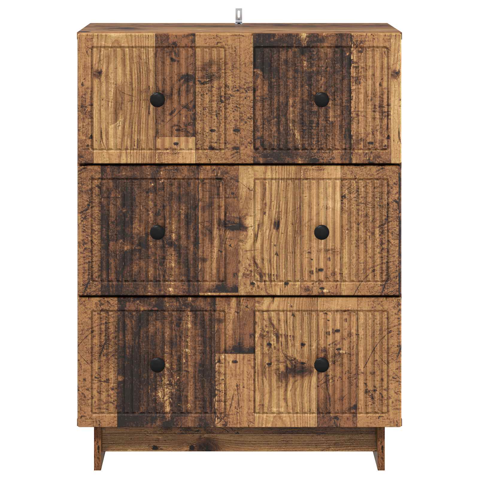vidaXL Szafka z Szufladami Stare drewno 66 x 34,5 x 90 cm