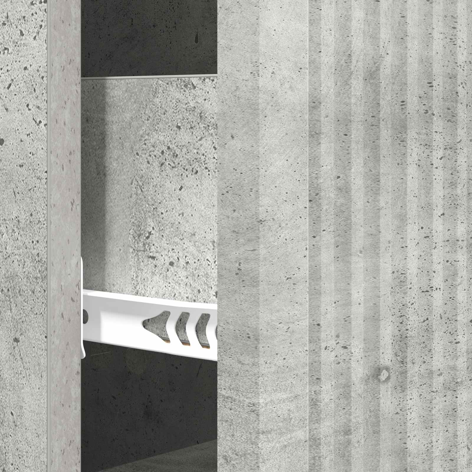 vidaXL Szafka z Szufladami Betonowy szary 33 x 34,5 x 90 cm