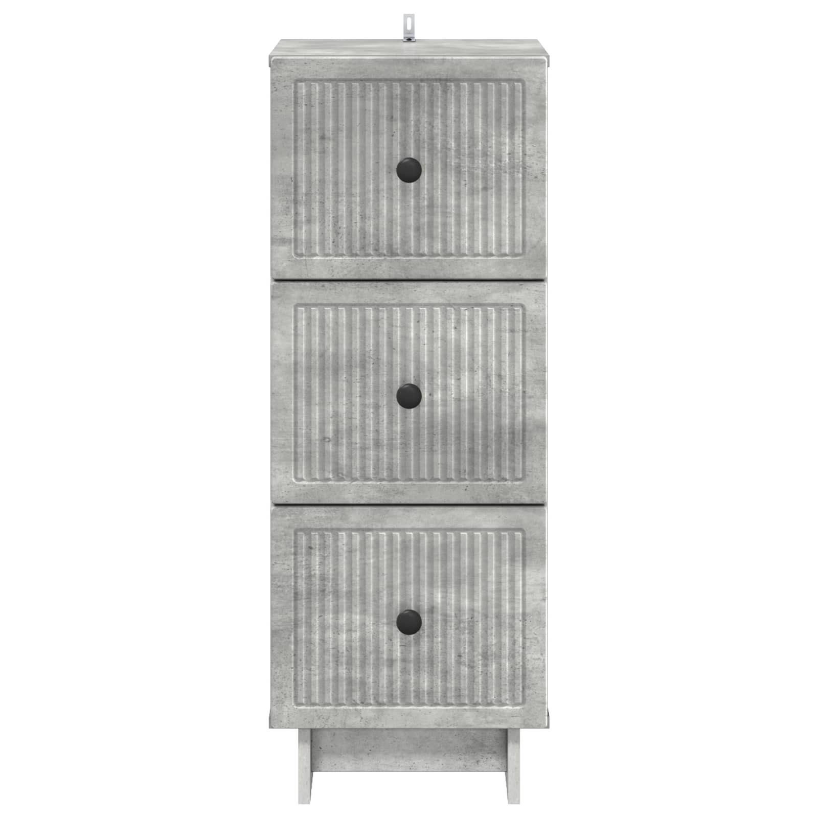 vidaXL Szafka z Szufladami Betonowy szary 33 x 34,5 x 90 cm