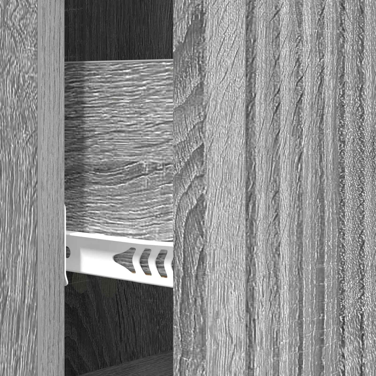 vidaXL Szafka z Szufladami Szary Sonoma 33 x 34,5 x 90 cm