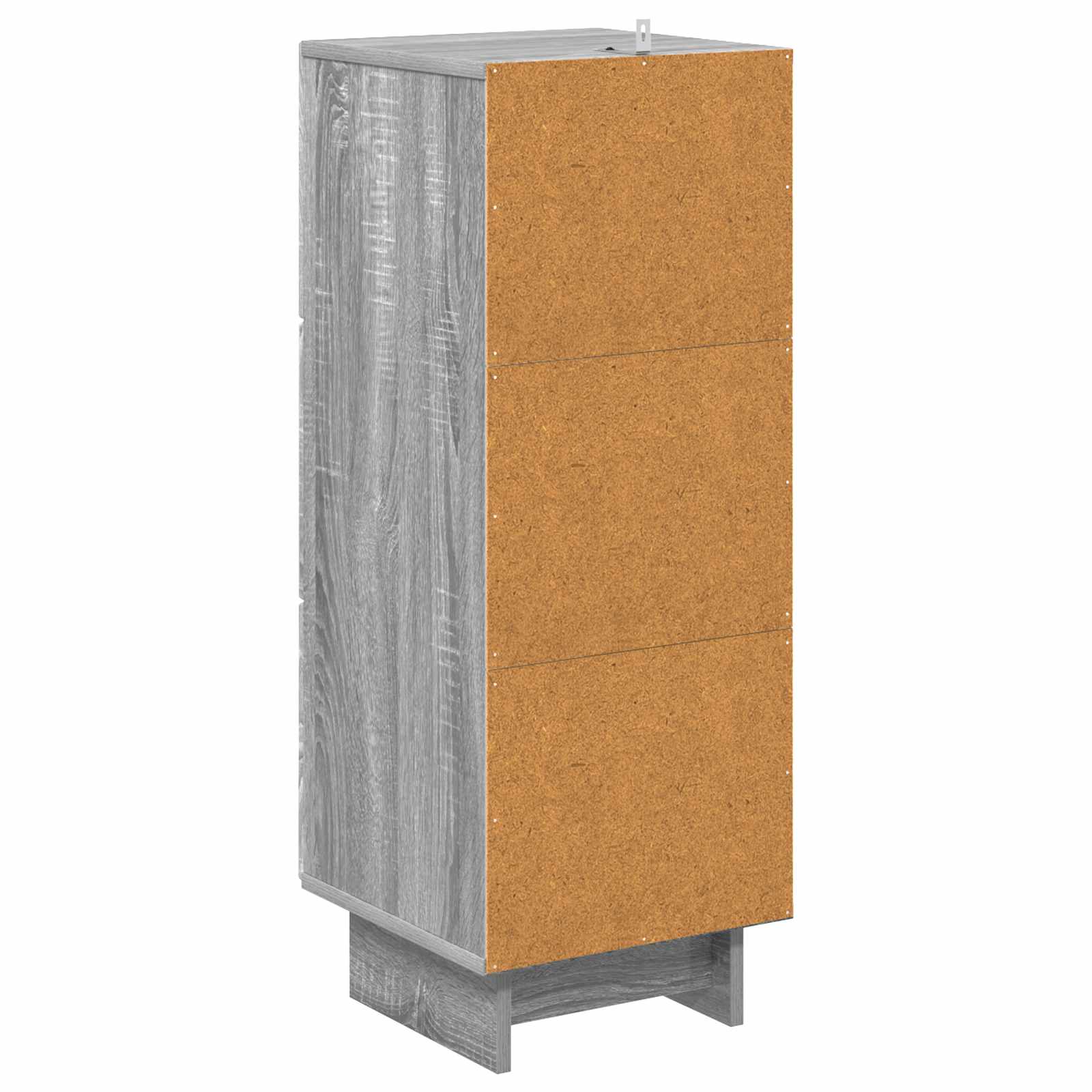 vidaXL Szafka z Szufladami Szary Sonoma 33 x 34,5 x 90 cm