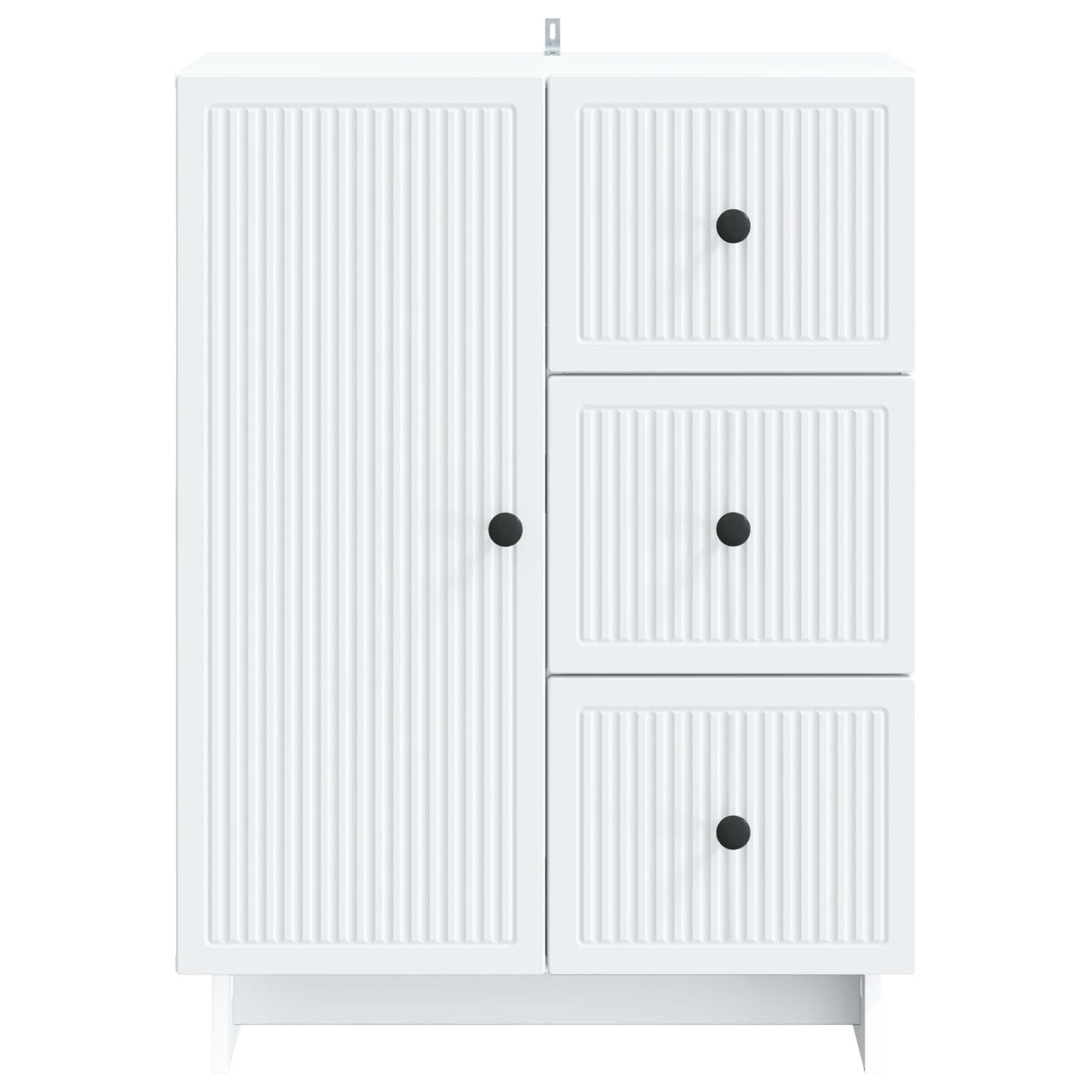 vidaXL Bufet Biały 66 x 34,5 x 90 cm Drewno inżynieryjne