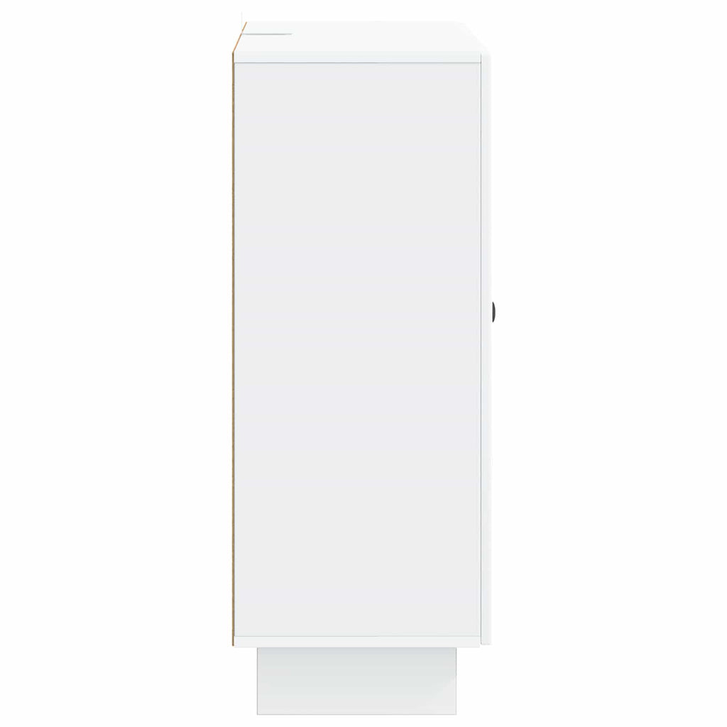 vidaXL Bufet Biały 66 x 34,5 x 90 cm Drewno inżynieryjne