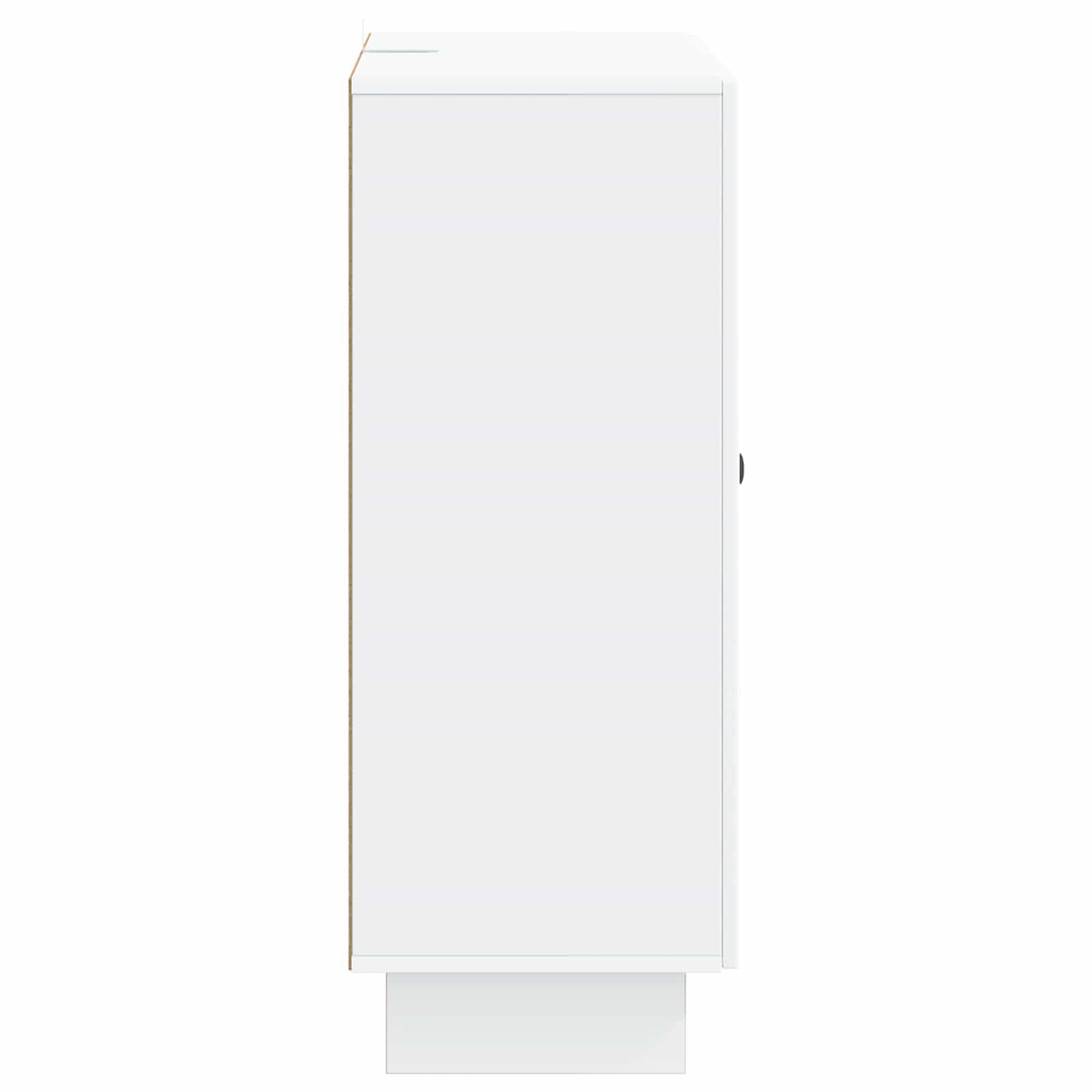 vidaXL Bufet Biały 66 x 34,5 x 90 cm Drewno inżynieryjne