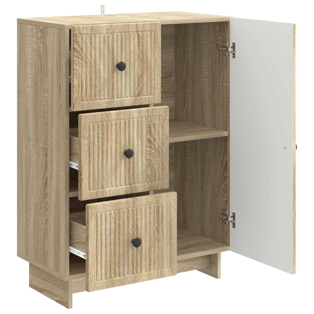 vidaXL Bufet dąb Sonoma 66 x 34,5 x 90 cm Drewno inżynieryjne