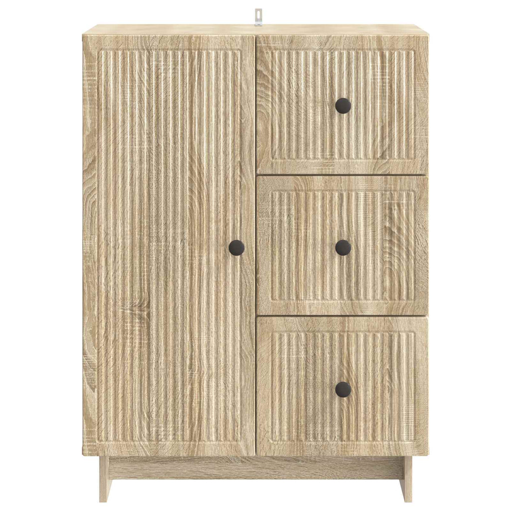 vidaXL Bufet dąb Sonoma 66 x 34,5 x 90 cm Drewno inżynieryjne