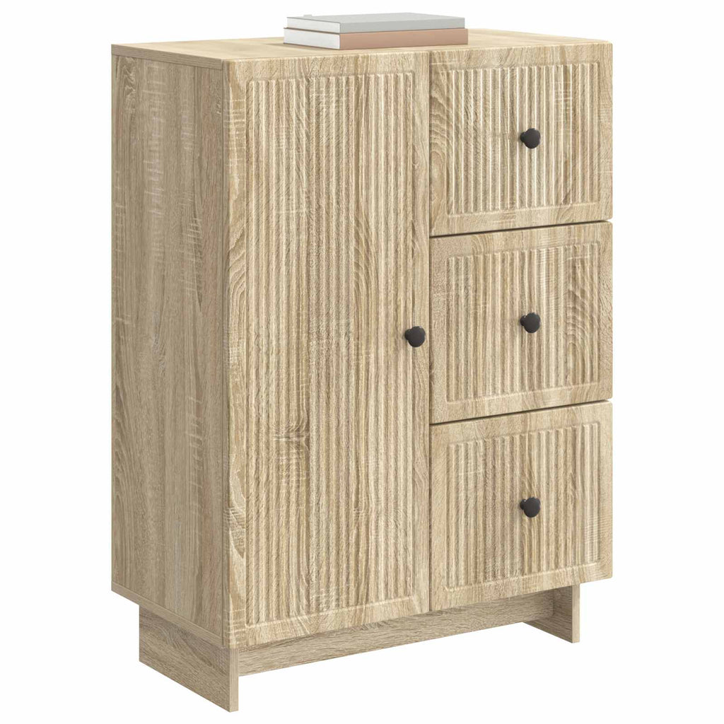 vidaXL Bufet dąb Sonoma 66 x 34,5 x 90 cm Drewno inżynieryjne