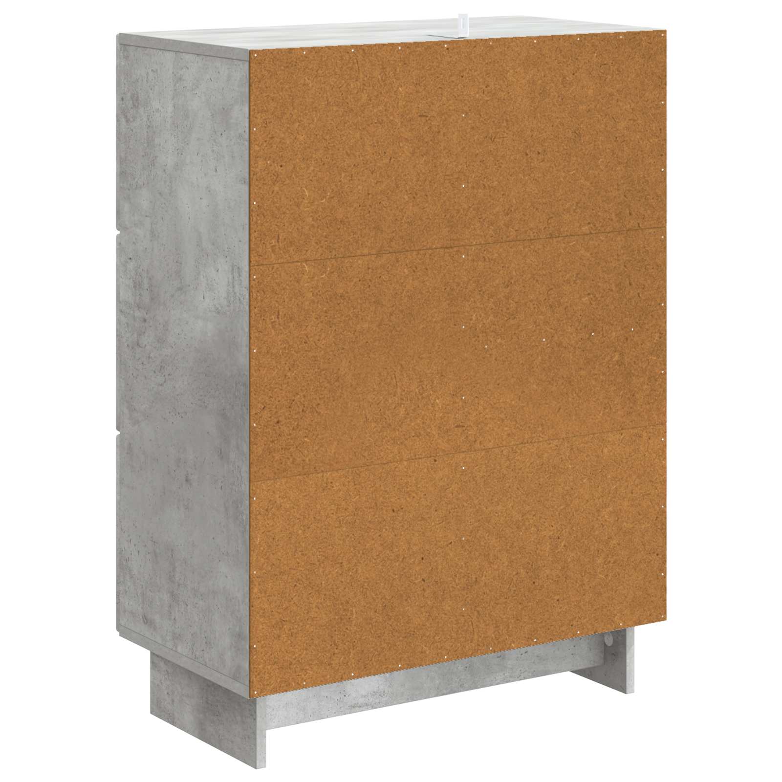 vidaXL Bufet Betonowy szary 66 x 34,5 x 90 cm Drewno inżynieryjne