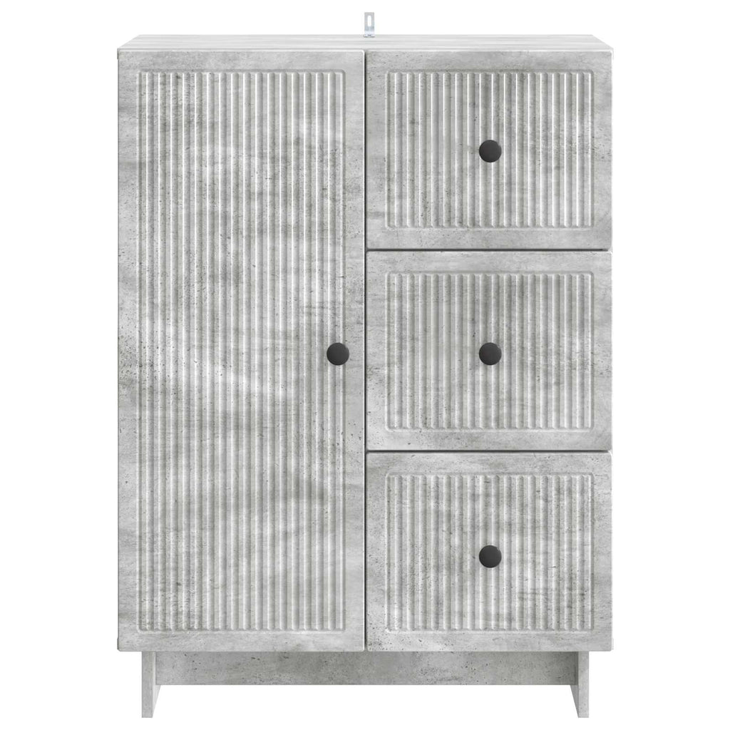 vidaXL Bufet Betonowy szary 66 x 34,5 x 90 cm Drewno inżynieryjne