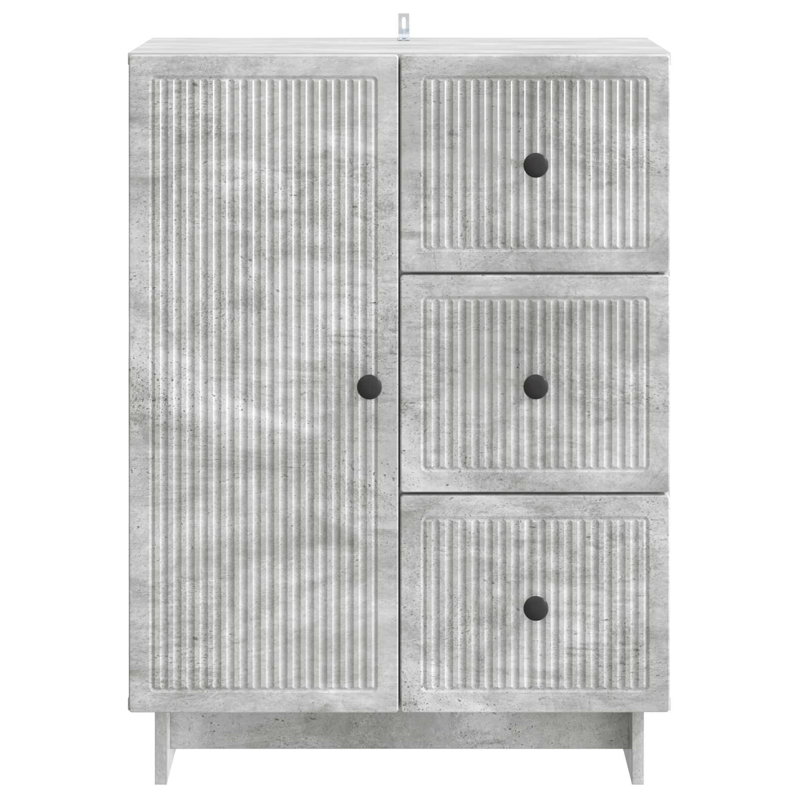 vidaXL Bufet Betonowy szary 66 x 34,5 x 90 cm Drewno inżynieryjne