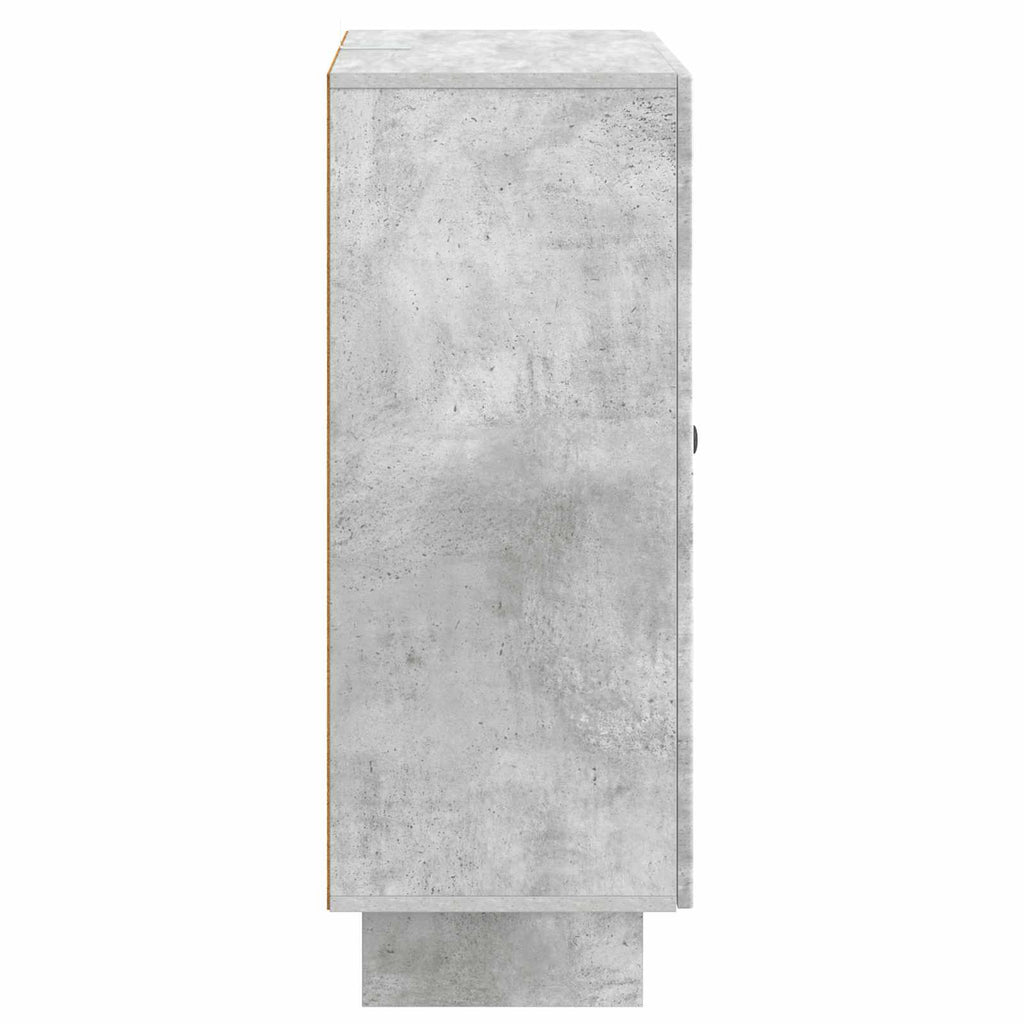 vidaXL Bufet Betonowy szary 66 x 34,5 x 90 cm Drewno inżynieryjne