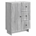 vidaXL Bufet Szary Sonoma 66 x 34,5 x 90 cm Drewno inżynieryjne