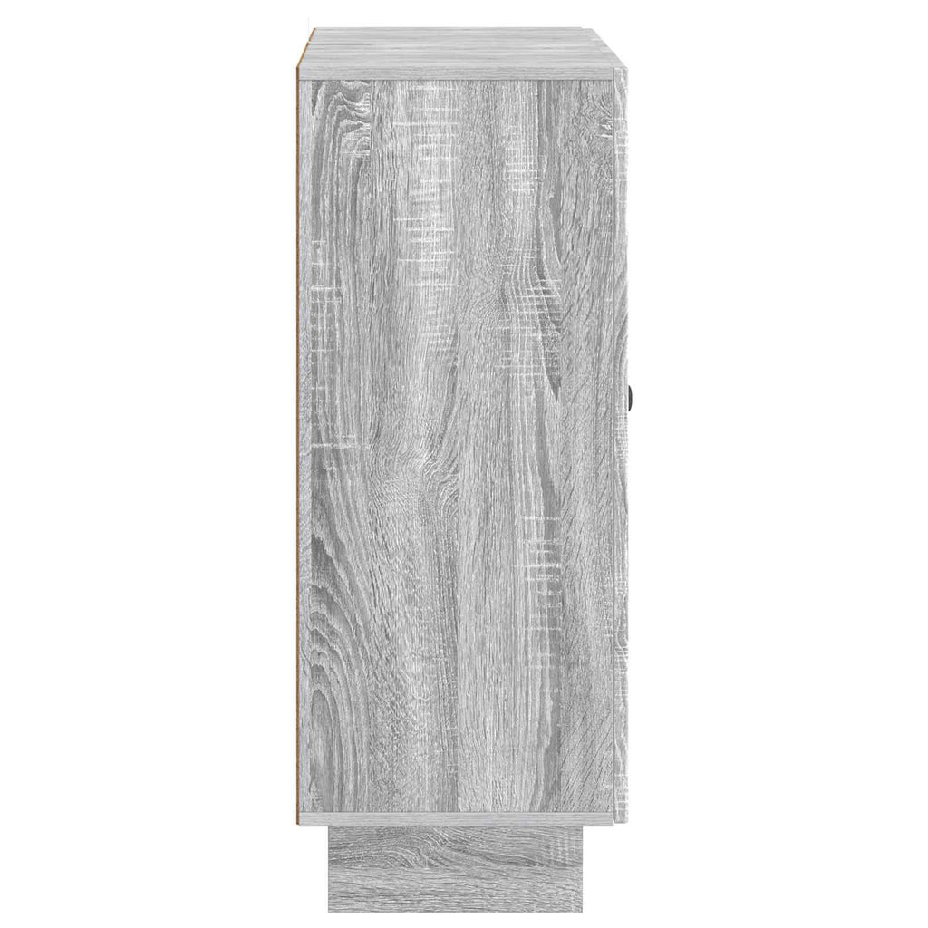 vidaXL Bufet Szary Sonoma 66 x 34,5 x 90 cm Drewno inżynieryjne