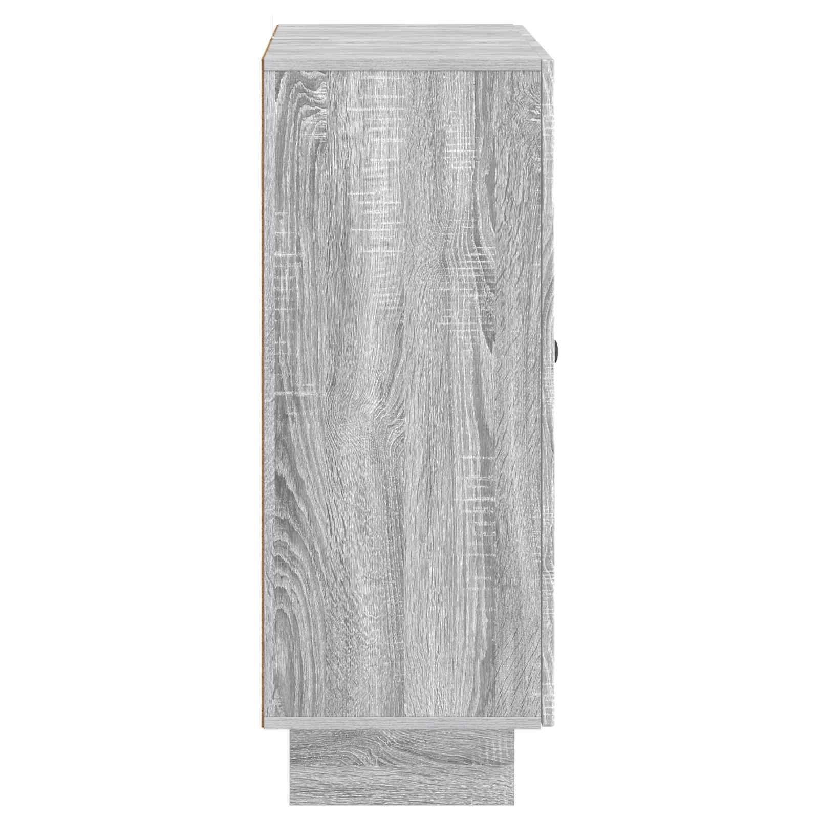 vidaXL Bufet Szary Sonoma 66 x 34,5 x 90 cm Drewno inżynieryjne