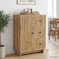 vidaXL Bufet Dąb artisan 66 x 34,5 x 90 cm Drewno inżynieryjne