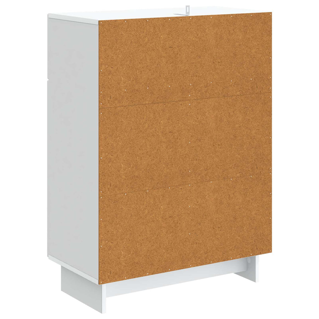 vidaXL Bufet Biały 66 x 34,5 x 90 cm Drewno inżynieryjne