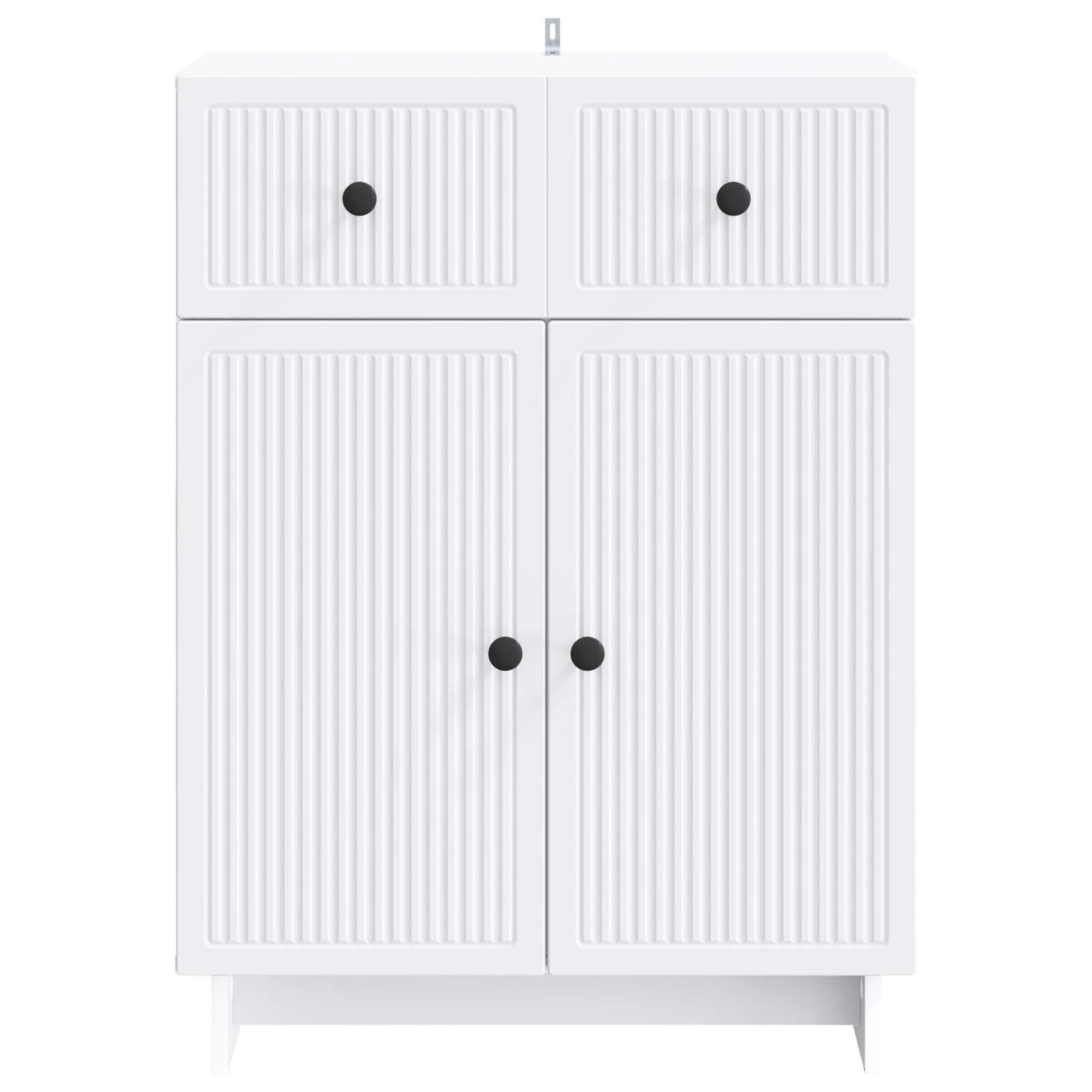 vidaXL Bufet Biały 66 x 34,5 x 90 cm Drewno inżynieryjne