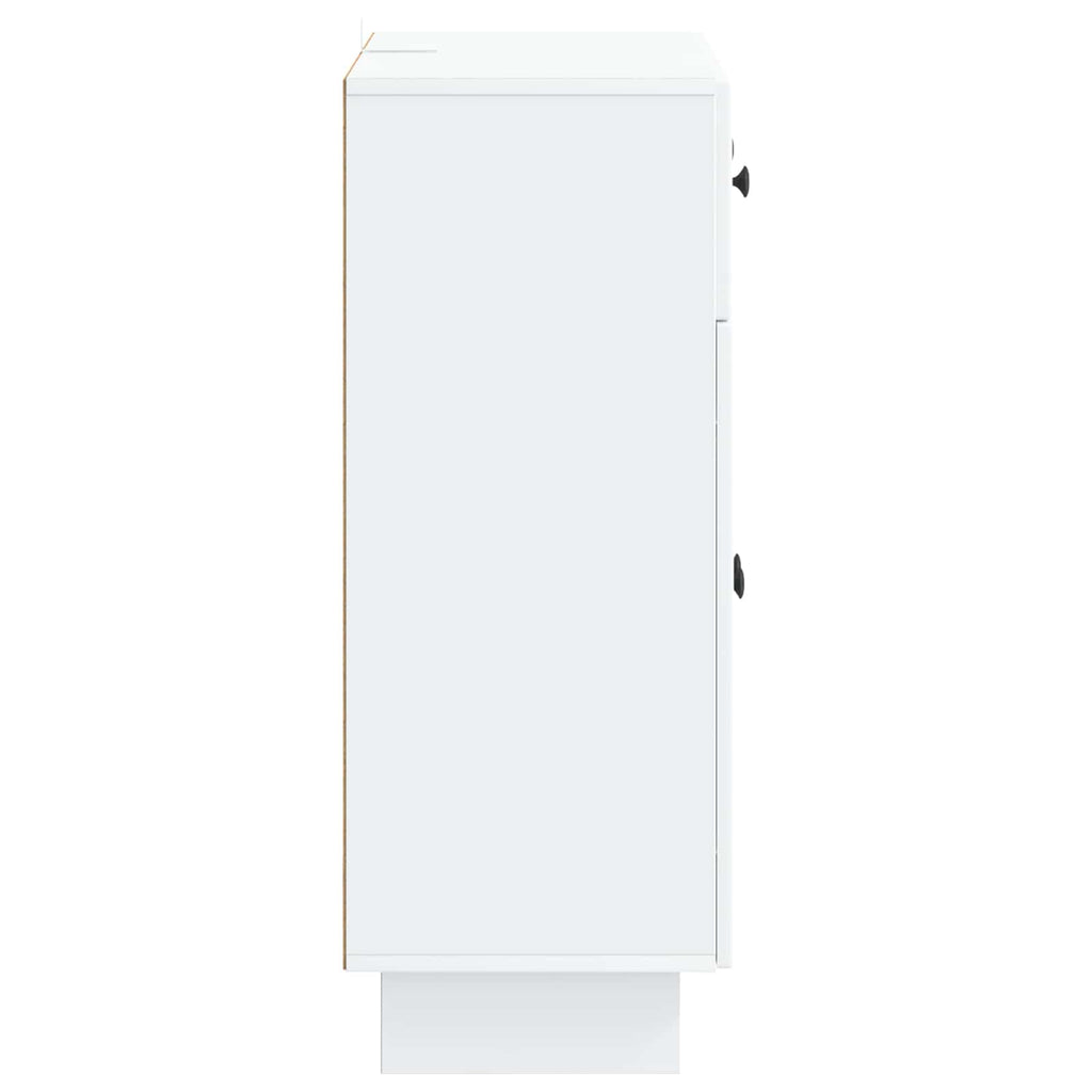 vidaXL Bufet Biały 66 x 34,5 x 90 cm Drewno inżynieryjne