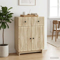 vidaXL Bufet dąb Sonoma 66 x 34,5 x 90 cm Drewno inżynieryjne