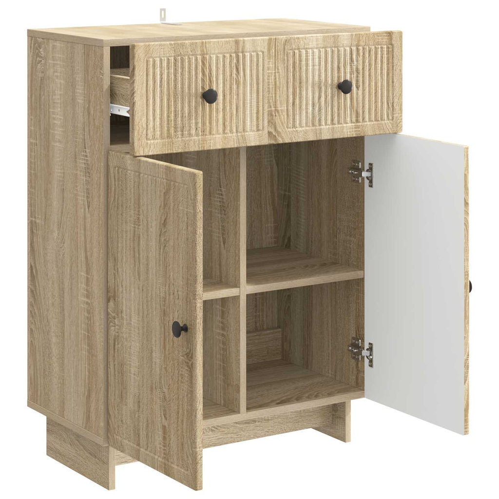 vidaXL Bufet dąb Sonoma 66 x 34,5 x 90 cm Drewno inżynieryjne
