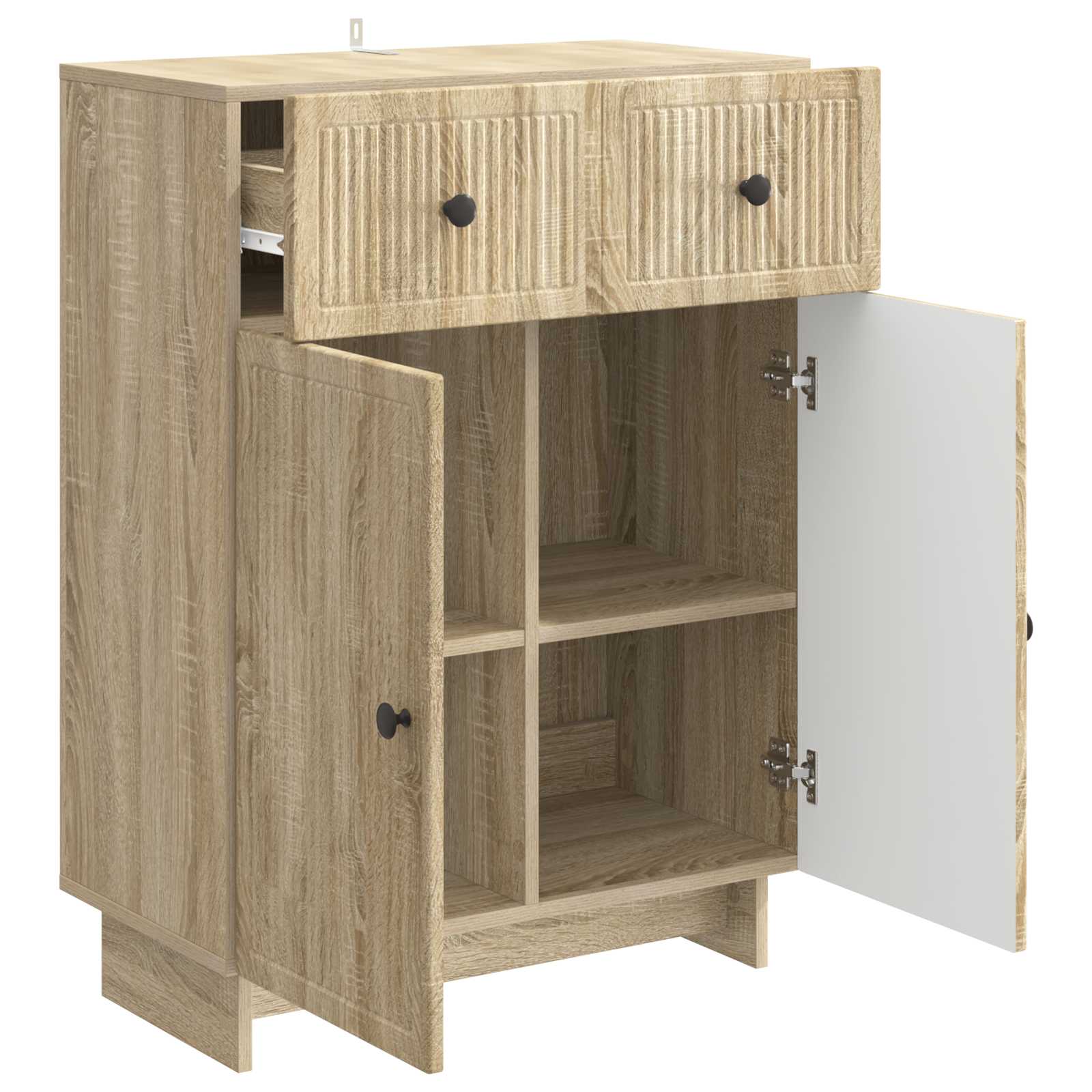 vidaXL Bufet dąb Sonoma 66 x 34,5 x 90 cm Drewno inżynieryjne