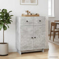 vidaXL Bufet Betonowy szary 66 x 34,5 x 90 cm Drewno inżynieryjne
