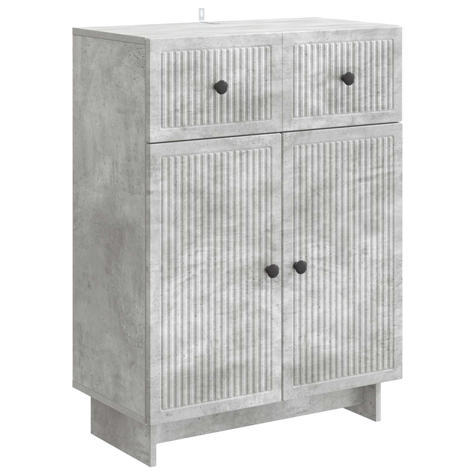 vidaXL Bufet Betonowy szary 66 x 34,5 x 90 cm Drewno inżynieryjne