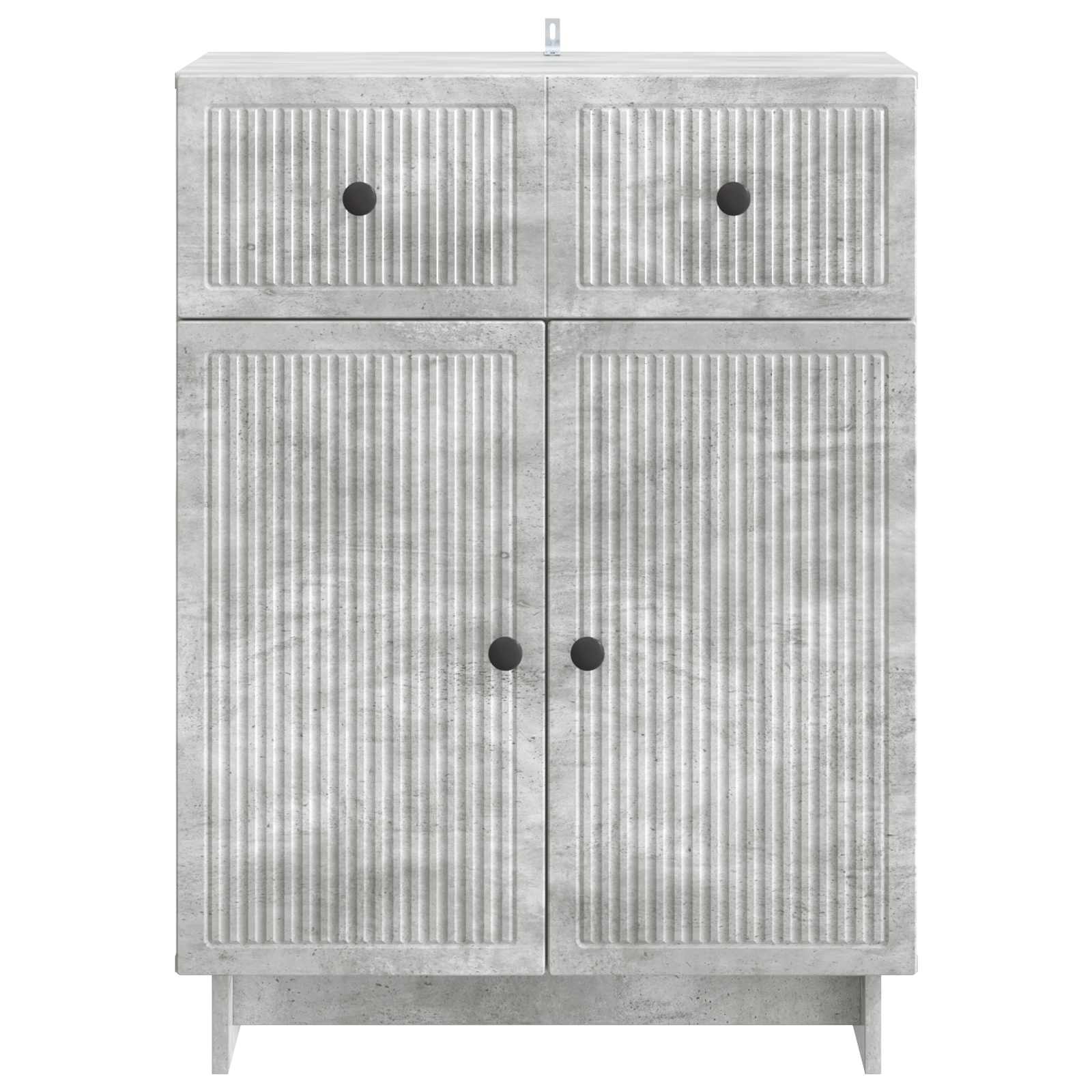 vidaXL Bufet Betonowy szary 66 x 34,5 x 90 cm Drewno inżynieryjne