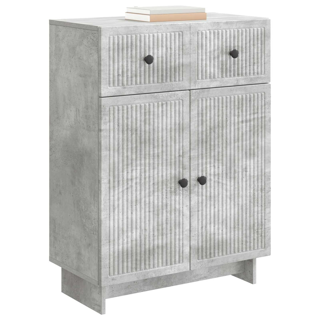 vidaXL Bufet Betonowy szary 66 x 34,5 x 90 cm Drewno inżynieryjne